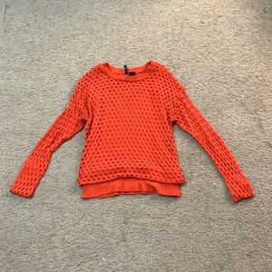 Orange long sleeve shirt